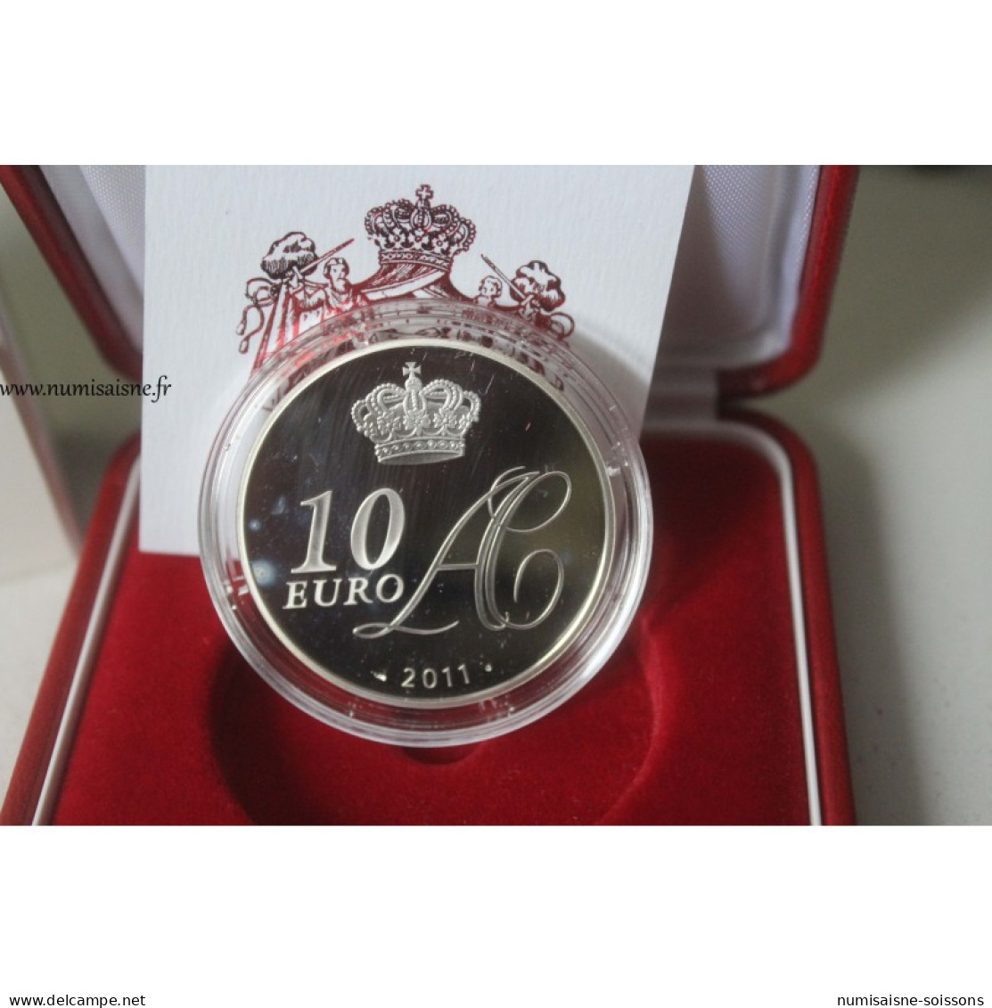 MONACO - 10 EURO 2011 - MARIAGE ALBERT II ET CHARLENE - 2ème Main - BE - Mónaco