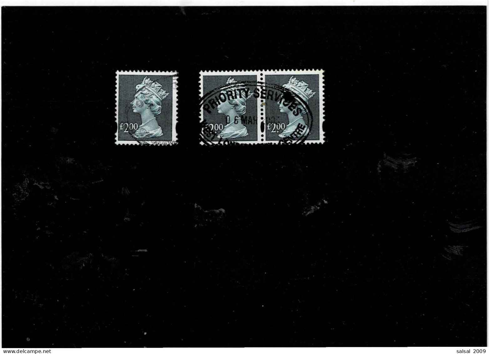 GRAN BRETAGNA ,coppia + Singolo Del 2 St. ,usati ,qualita Ottima - Used Stamps