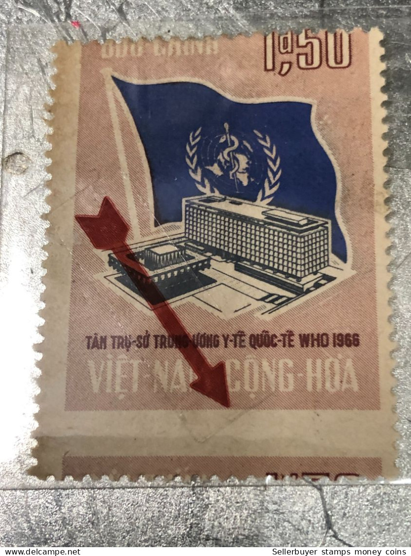SOUTH VIETNAM Stamps(1966-O.N.S-0d50) Piled ERROR(printing)-vyre Rare - Vietnam