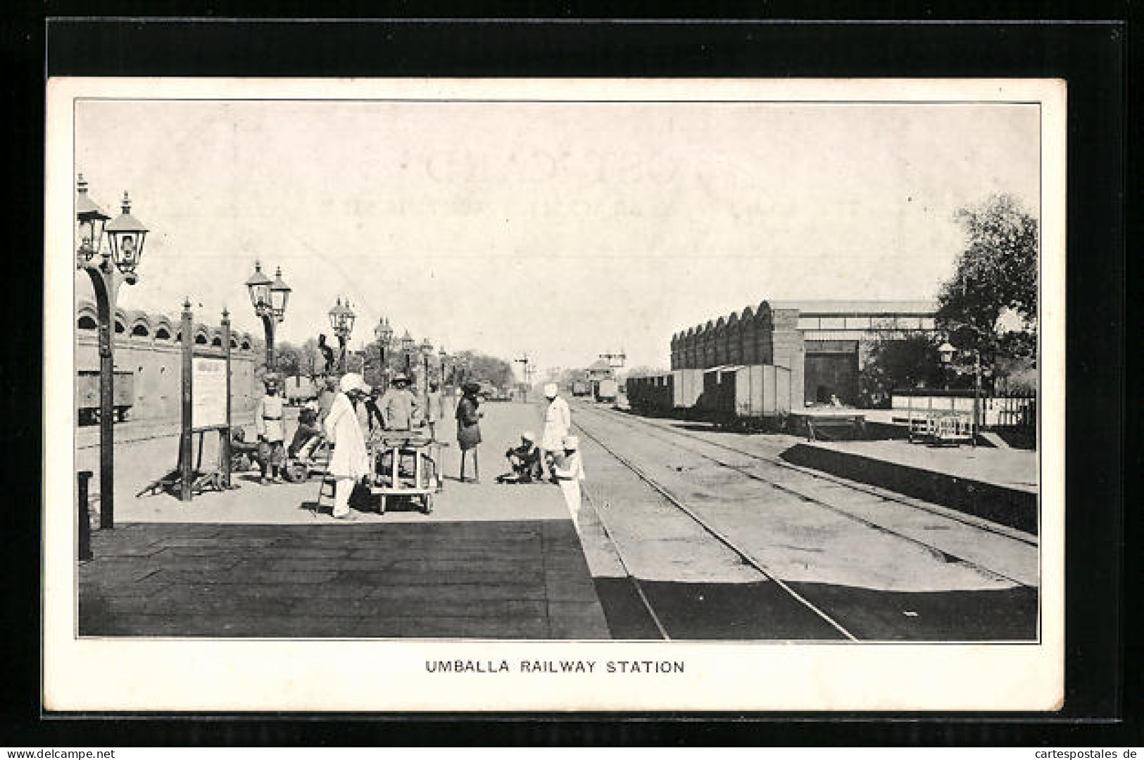 AK Umballa, Umballa Railway Station, Bahnhof  - India