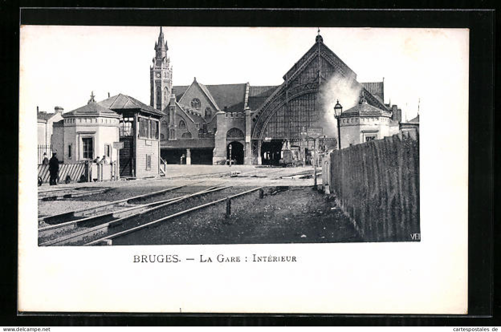 AK Bruges, La Gare: Intérieur, Bahnhof  - Sonstige & Ohne Zuordnung