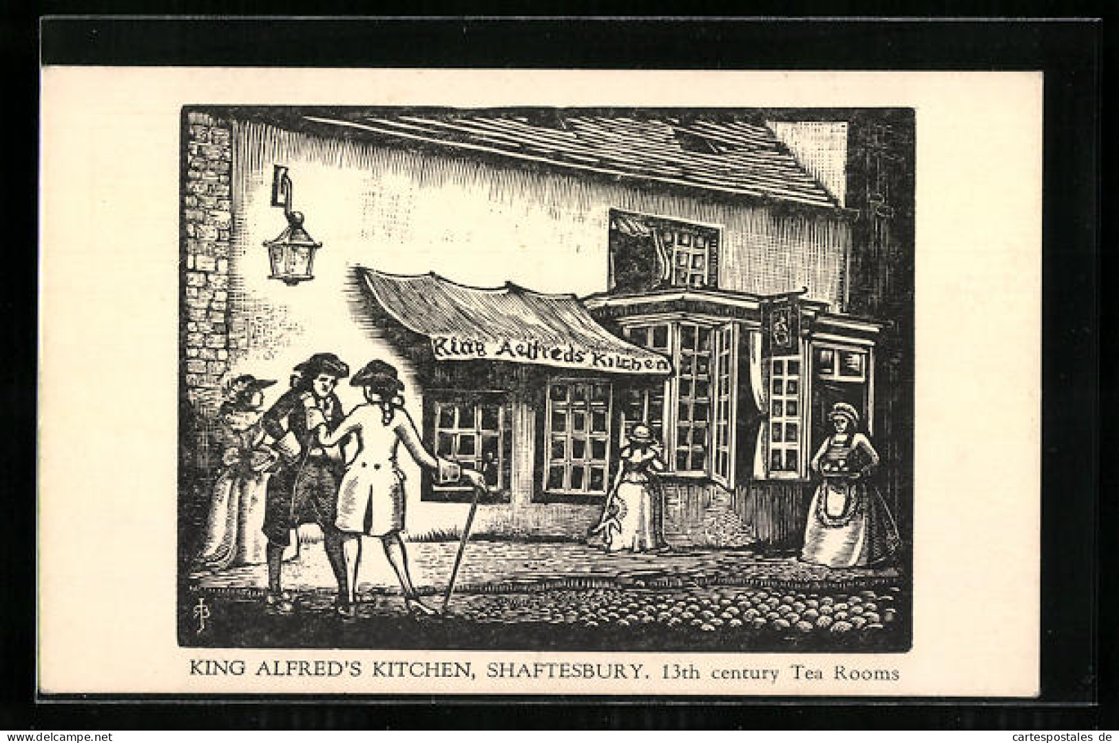 Artist's Pc Shaftesbury, King Alfred`s Kitchen, 13th Century Tea Rooms  - Sonstige & Ohne Zuordnung