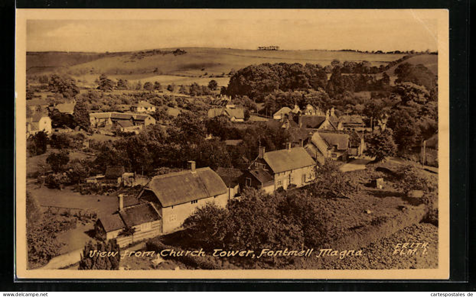 Pc Fontmell Magna, View From Church Tower  - Autres & Non Classés