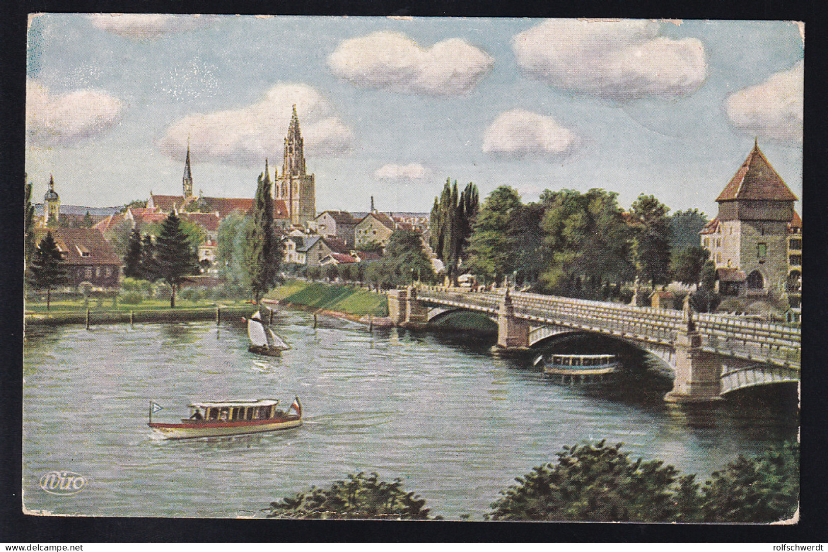 Konstanz Rheinbrücke, "WIRO" Künstlerkarte 2902C - Other & Unclassified