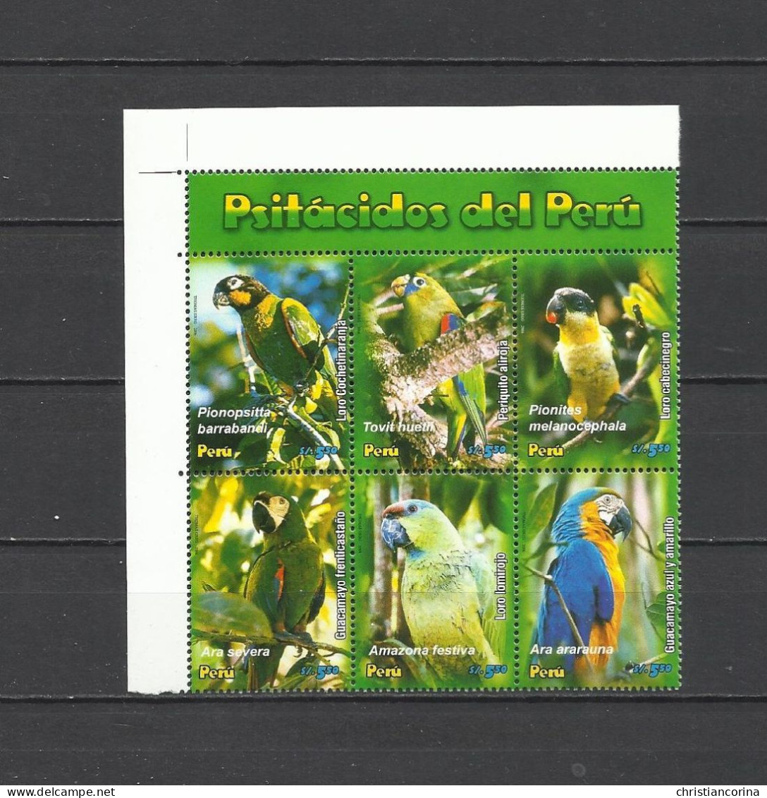 PERU 2006 BIRDS PARROTS - Perù