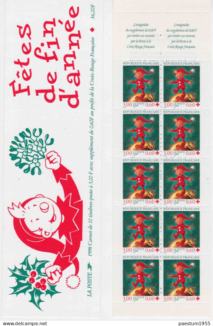 Carnet France Neuf** MNH 1998 Croix-Rouge Française N° 2047 : Fête De Fin D'année Lutin - Rotes Kreuz