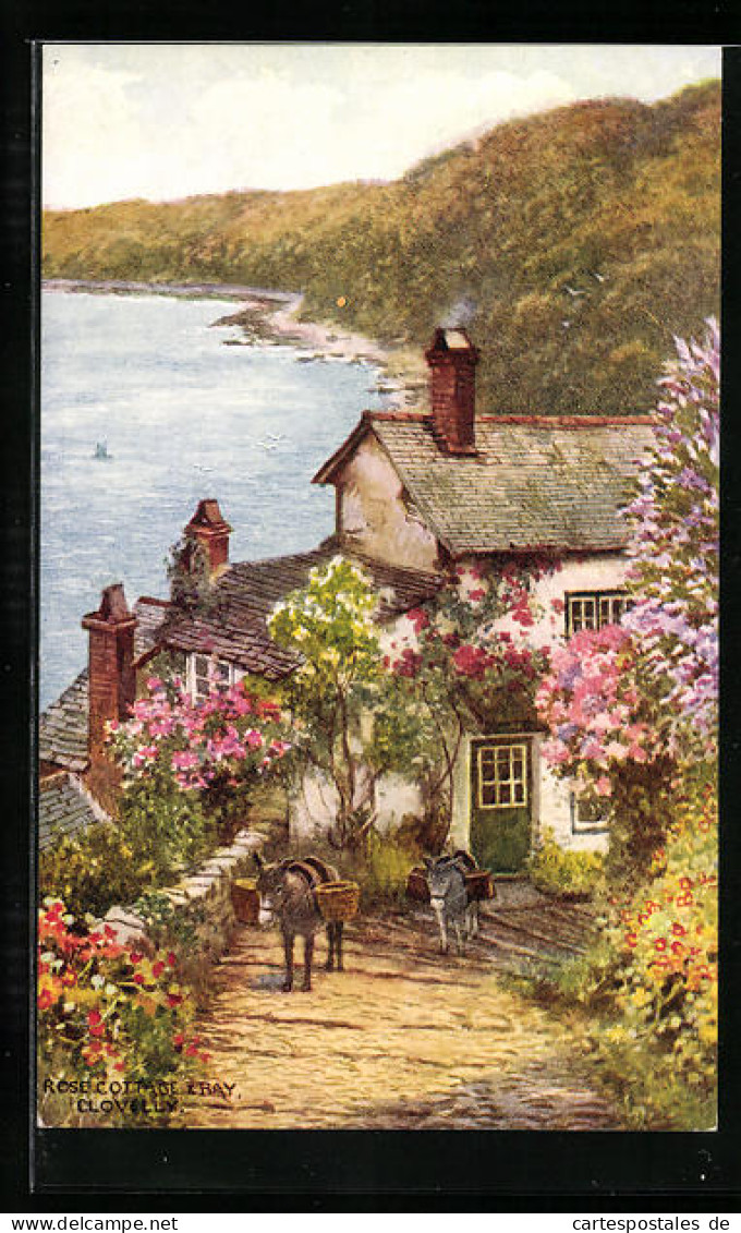 Pc Clovelly, Rose Cottage & Bay  - Autres & Non Classés