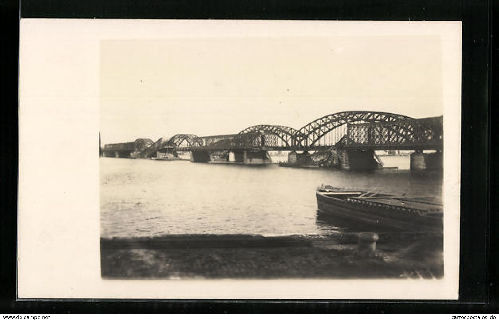 AK Riga, Wasserpartie Mit Bogenbrücke  - Lettonie
