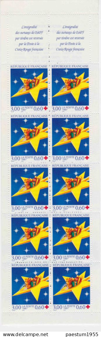 Carnet France Neuf** MNH 1997 Croix-Rouge Française N° 2046 : Fête De Fin D'année Ourson En Peluche - Rode Kruis