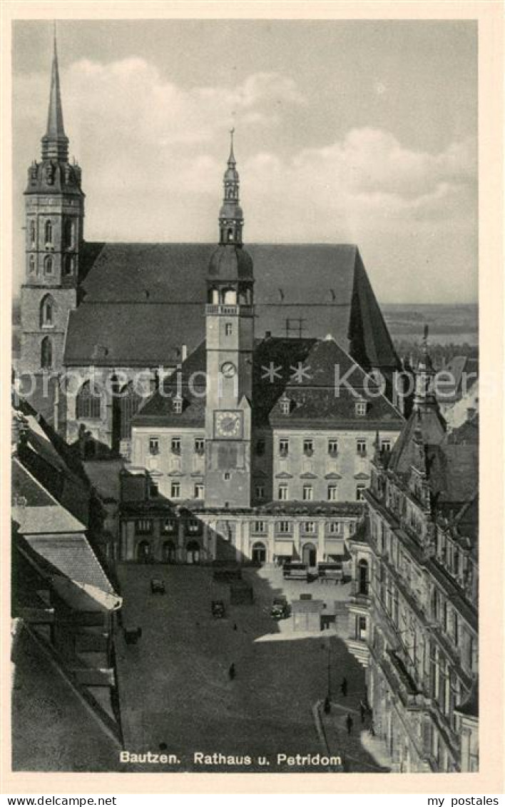 73622597 Bautzen Rathaus Und Petridom Silesia Karte Nr. 2094 Bautzen - Bautzen