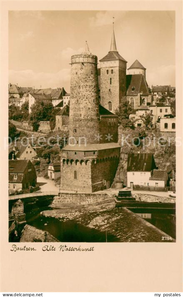 73622592 Bautzen Alte Wasserkunst Michaeliskirche Wasserturm Silesia Karte Nr. 2 - Bautzen