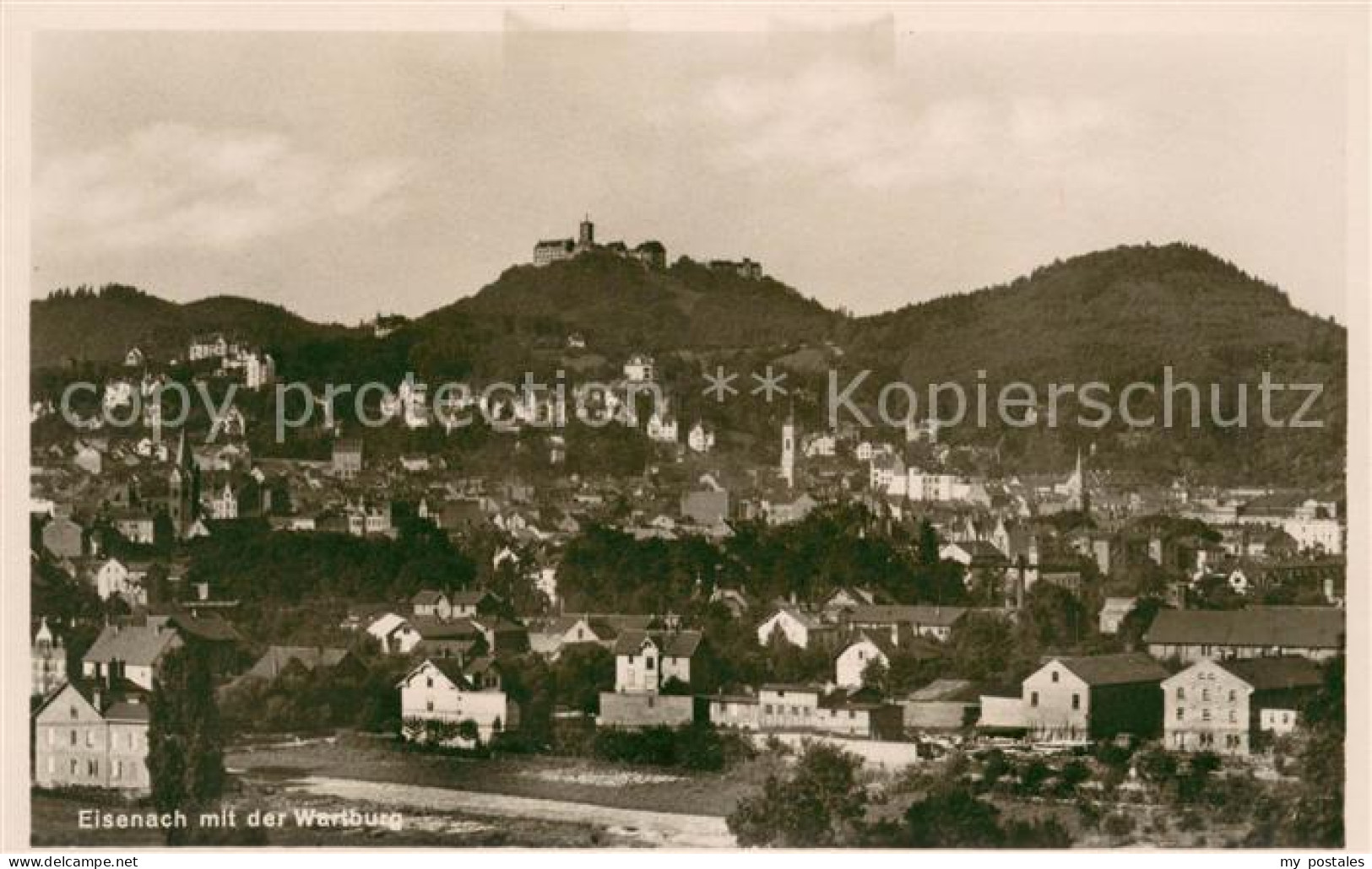 73622570 Eisenach Thueringen Panorama Blick Zur Wartburg Eisenach Thueringen - Eisenach