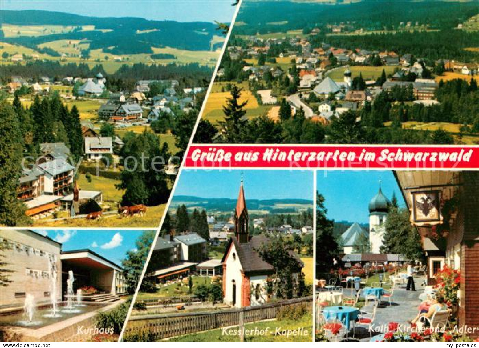 73622524 Hinterzarten Teilansichten Kurhaus Kesslerhof Kapelle Kath Kirche Und A - Hinterzarten