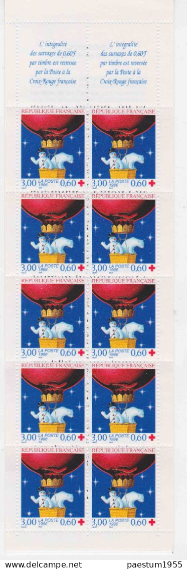 Carnet France Neuf** MNH 1996 Croix-Rouge Française N° 2045 : Fête De Fin D'année Ourson Blanc - Croce Rossa