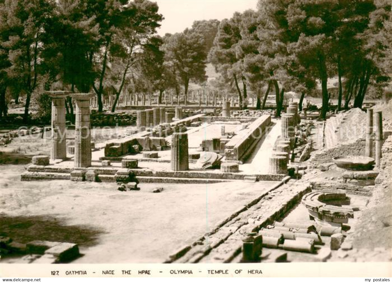 73622414 Olympia Griechenland Temple Of Hera Olympia Griechenland - Greece