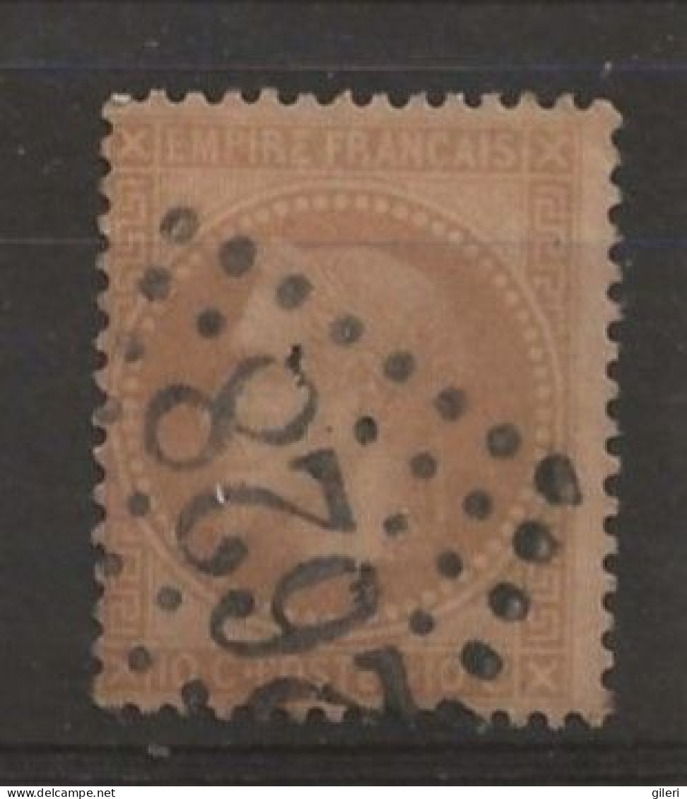 N 28A Ob Gc2628 - 1863-1870 Napoleon III With Laurels