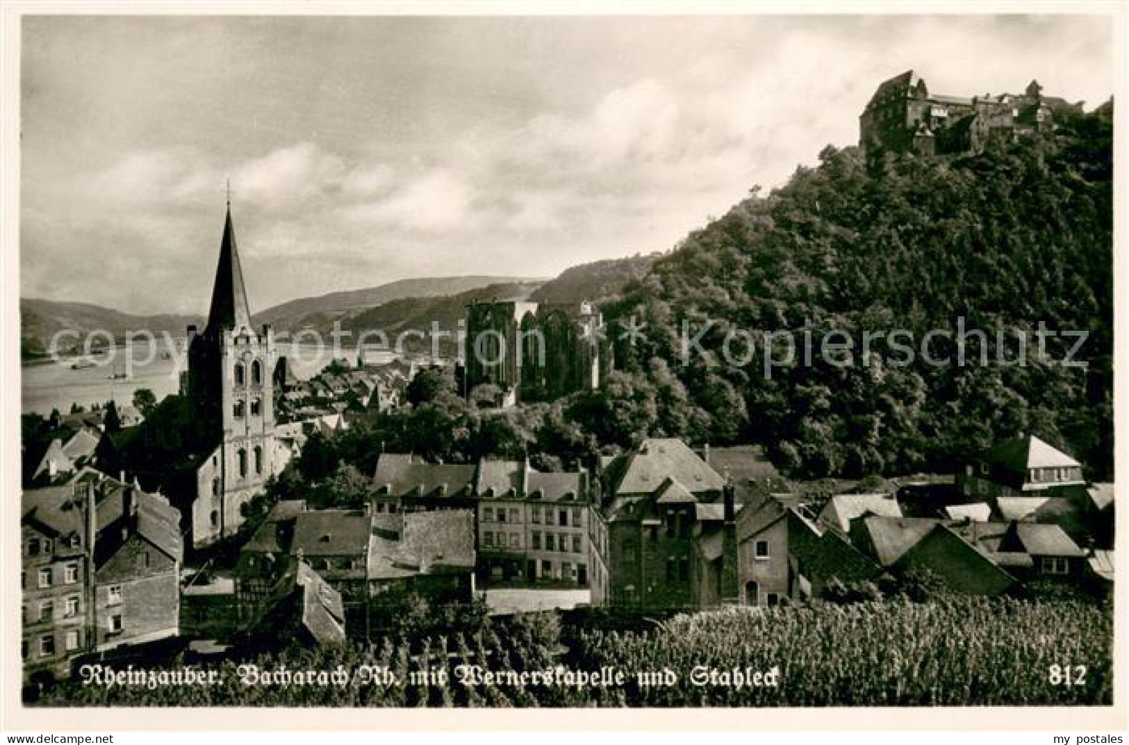 73622042 Bacharach Rhein Wernerskapelle Und Stahleck Bacharach Rhein - Bacharach