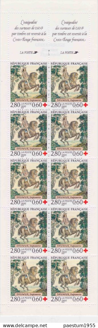 Carnet France Neuf** MNH 1995 Croix-Rouge Française N° 2044 : Tapisserie SAUMUR - Red Cross