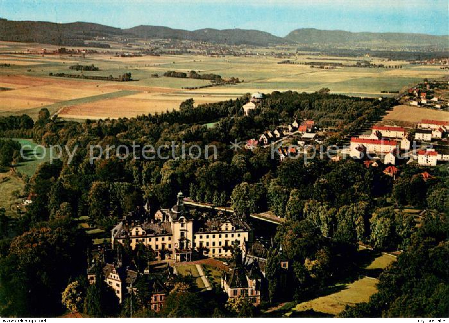 73621813 Bueckeburg Fliegeraufnahme Schloss Mit Mausoleum Bueckeburg - Bückeburg