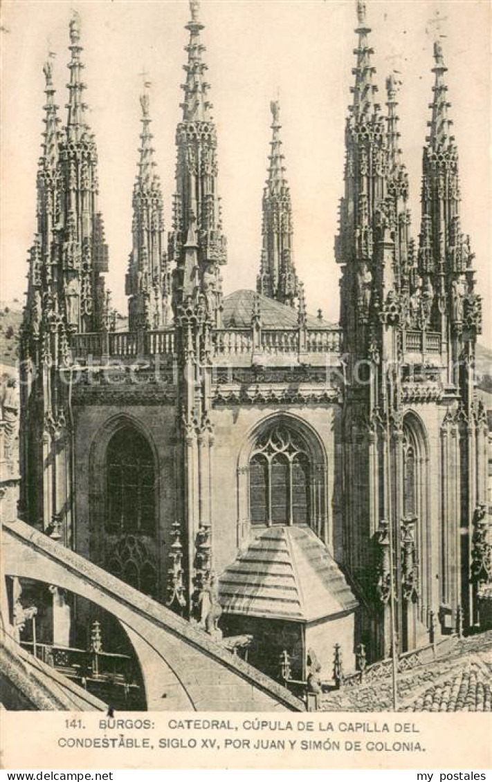 73621261 Burgos Catedral Cupula De La Capilla Del Condestable  Burgos - Sonstige & Ohne Zuordnung