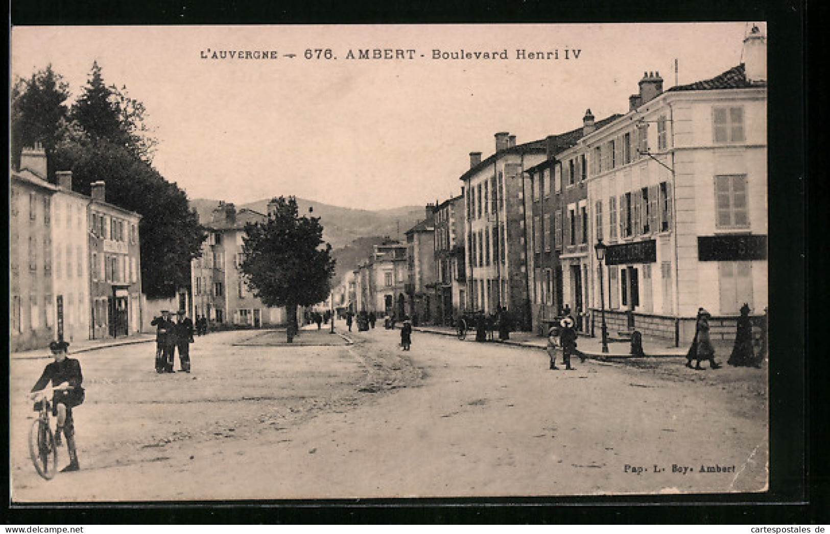 CPA Ambert, Boulevard Henri IV  - Ambert
