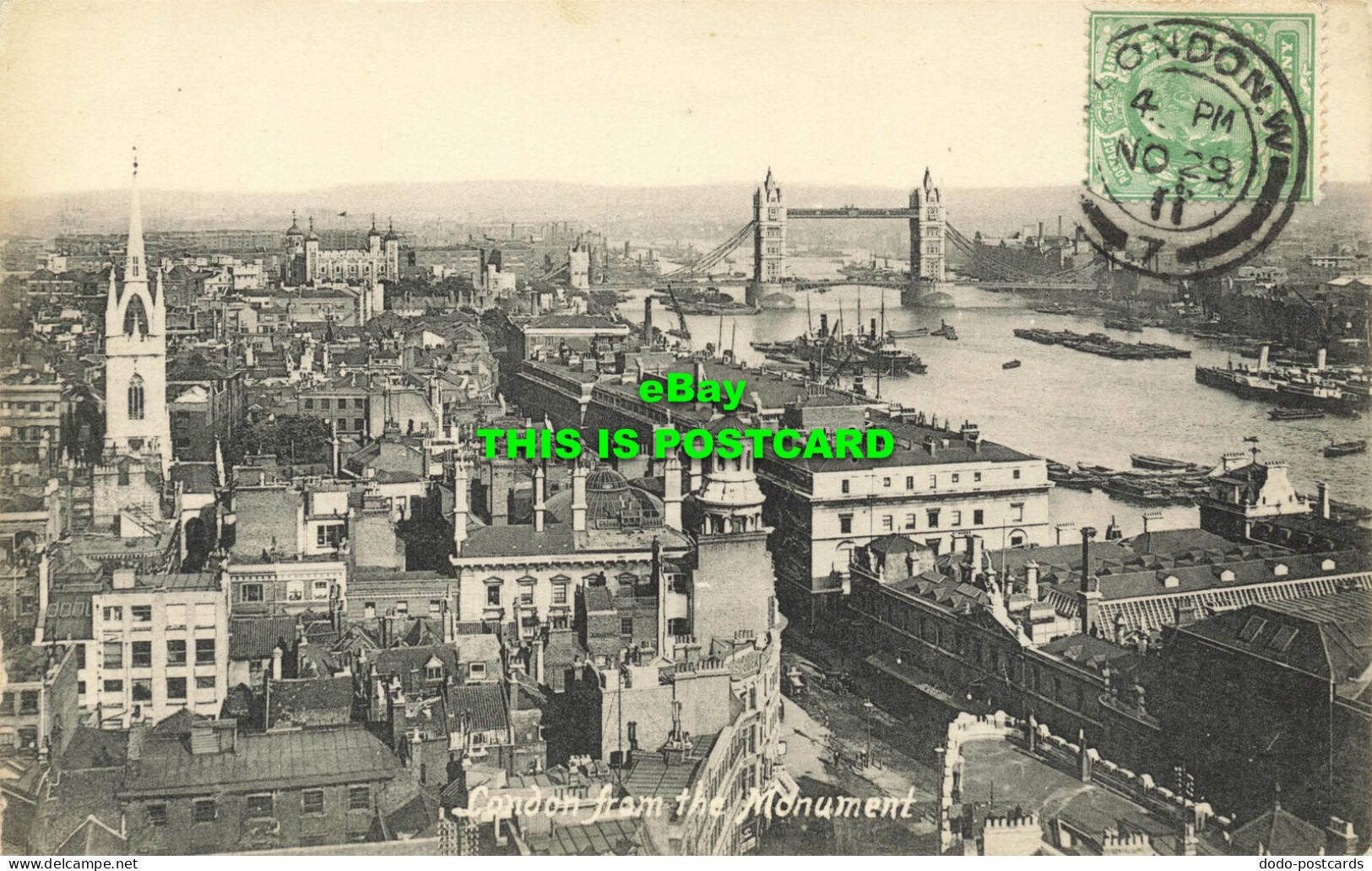 R594130 London From The Monument. Valentines Series. 1911 - Andere & Zonder Classificatie