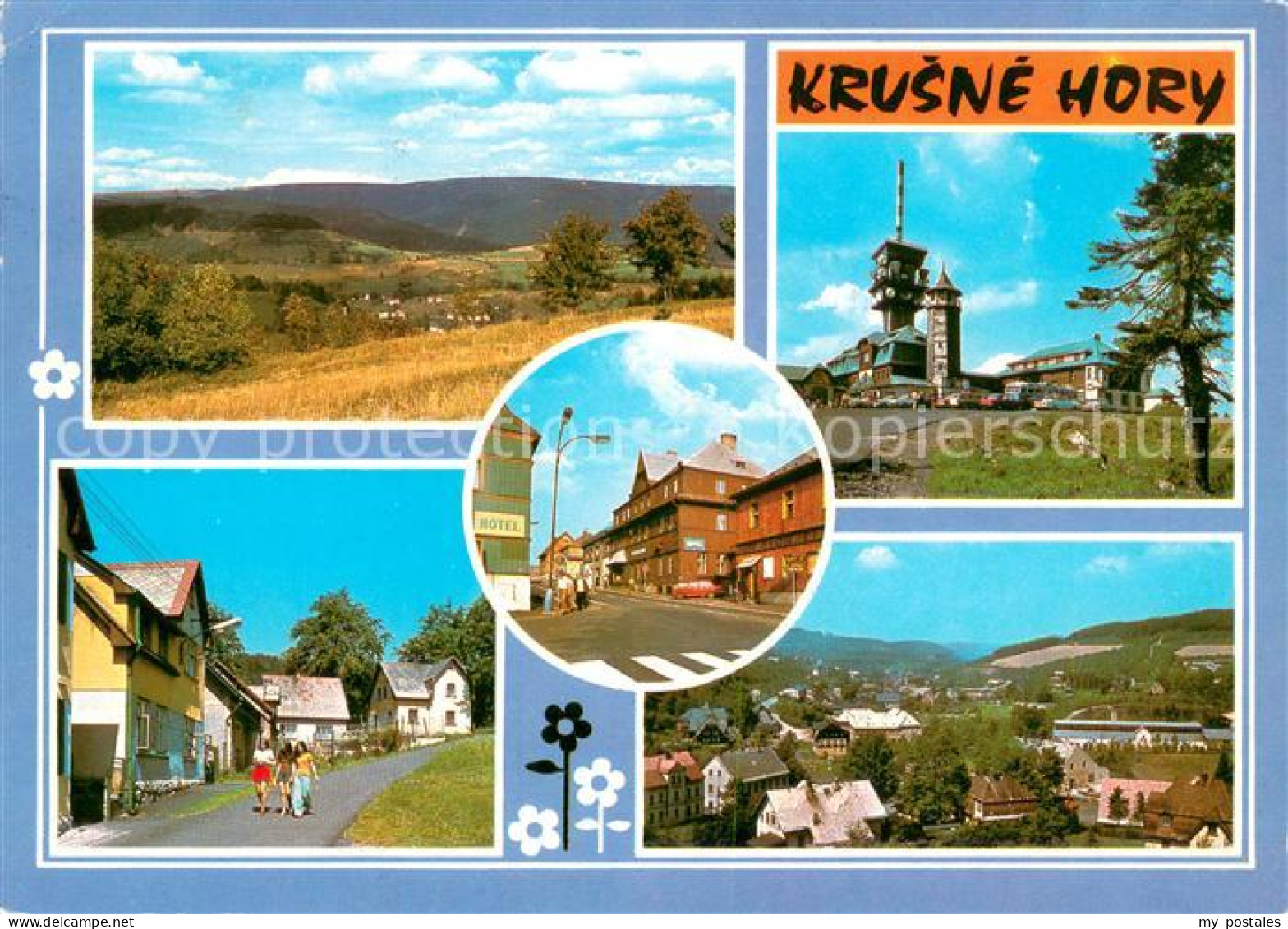 73620814 Krusne Hory Panorama Krinych Hor S Klinovcem Bozi Dar Klinovec Pstruzi  - Czech Republic