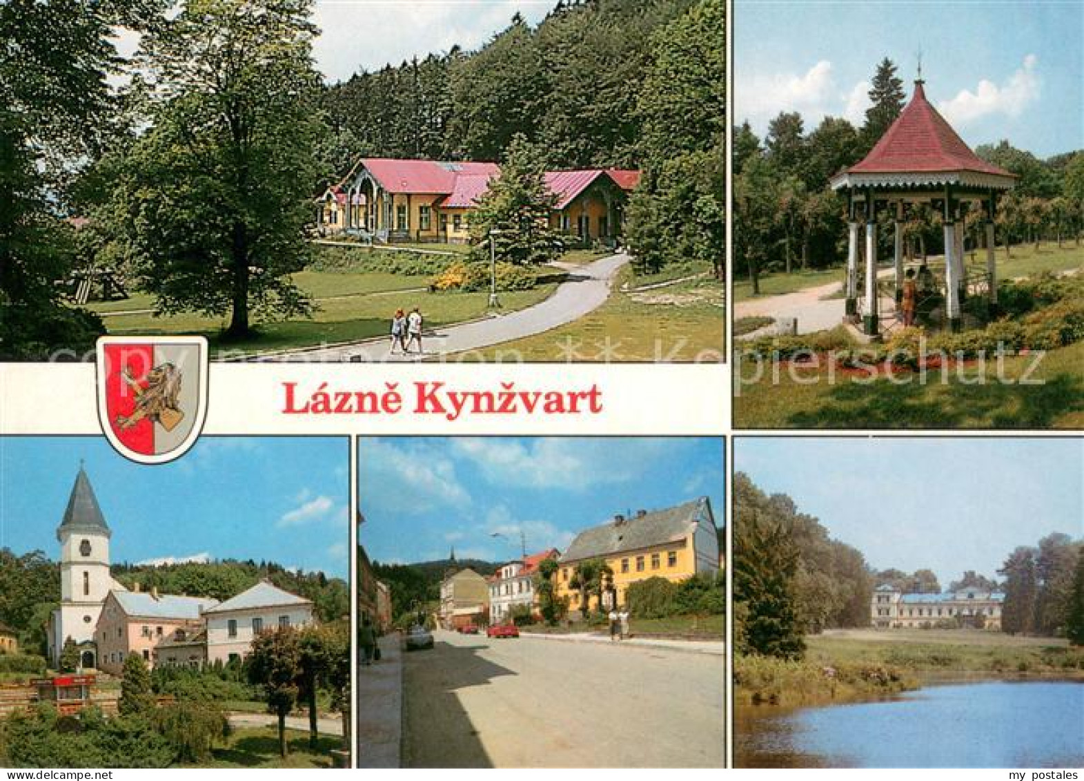 73620785 Lazne Kynzvart Prostledi Lazni Pramen Richard Farni Kostel Sv Markety N - Tchéquie