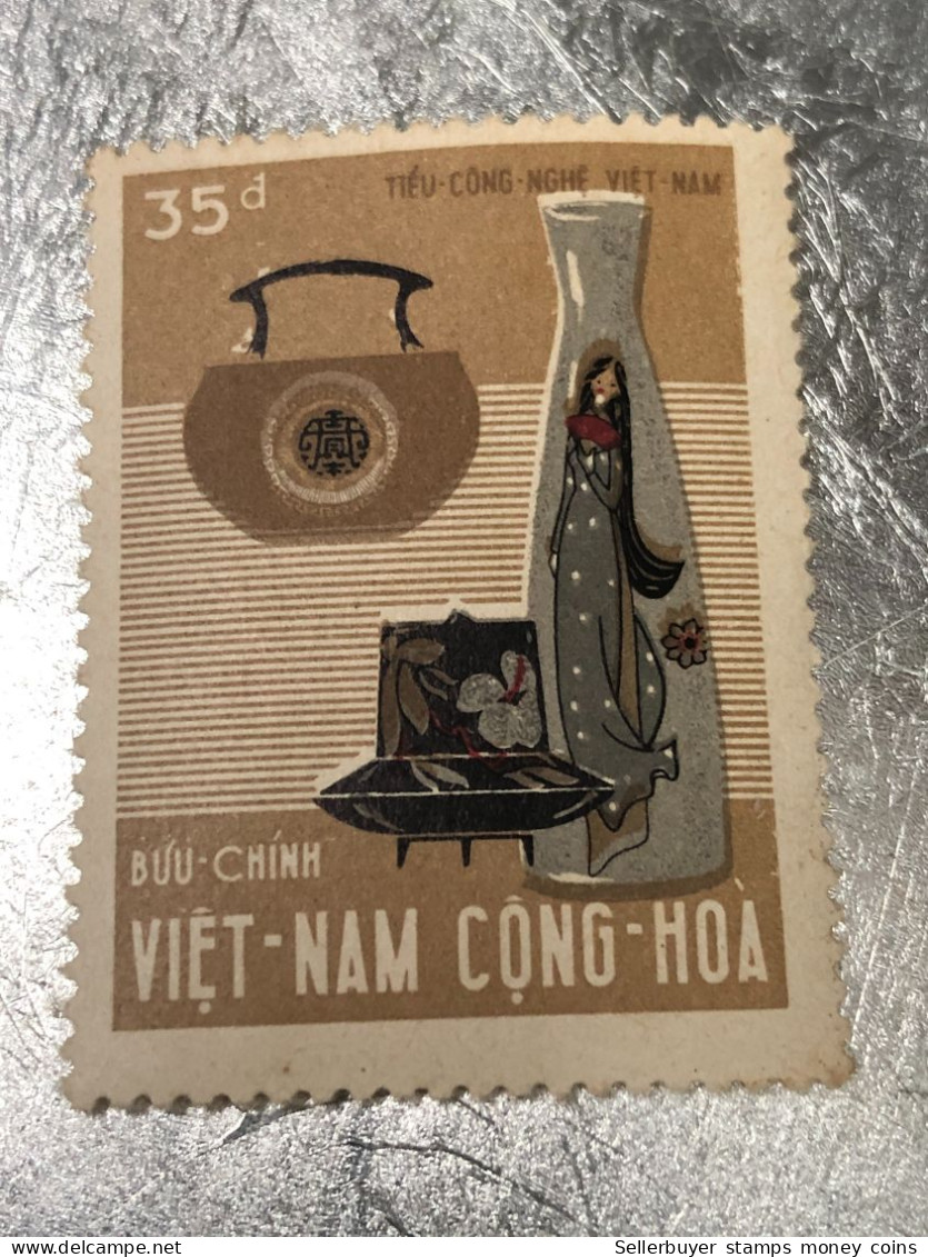 SOUTH VIETNAM Stamps(1967-ARTISANAT-0d50) Piled ERROR(printing)-vyre Rare - Vietnam
