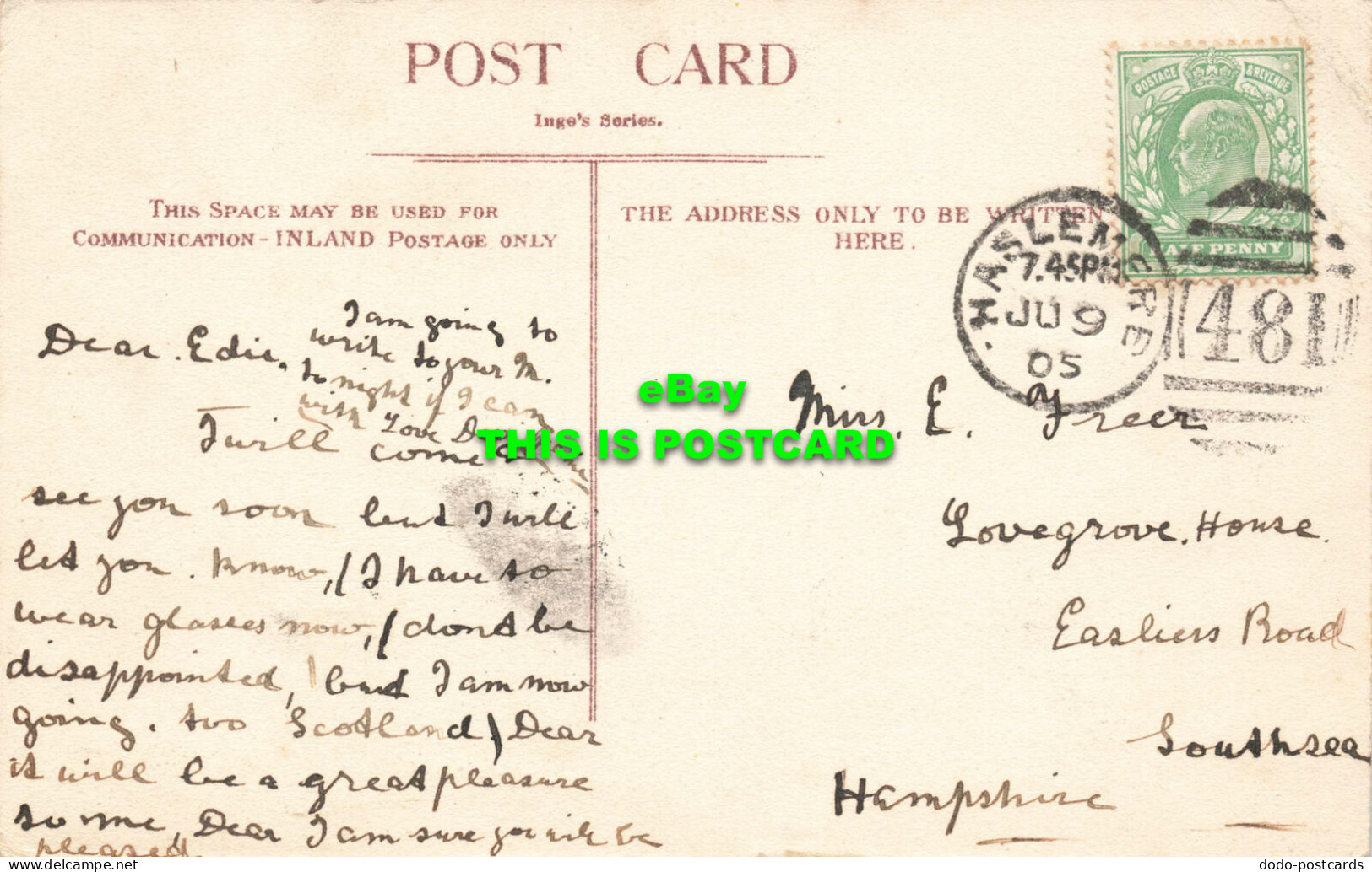 R594223 Hindhead. Devil Jumps. Inge Series. 1905 - Wereld