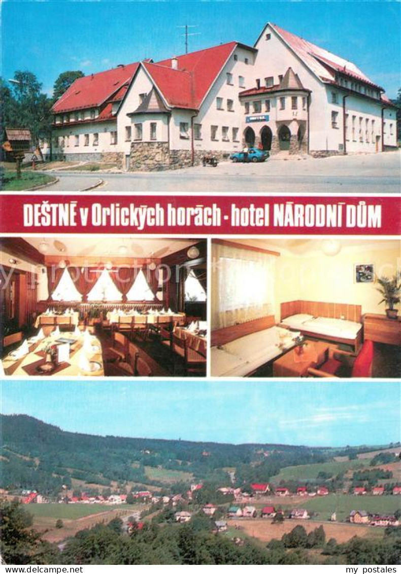 73620725 Orlickych Hor Hotel Narodni Dum Gaststube Zimmer Panorama Orlickych Hor - República Checa