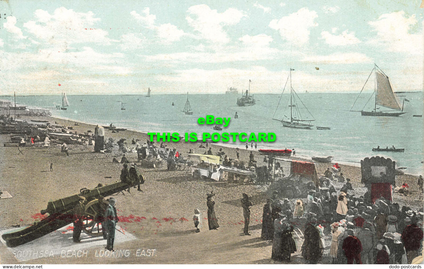 R594262 Southsea Beach Looking East. B. And B. Series. 1908 - World