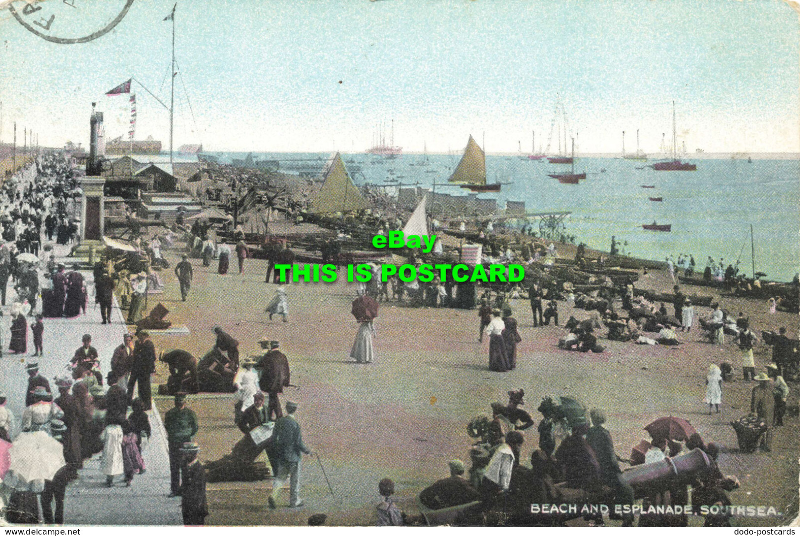 R594263 Southsea. Beach And Esplanade. M. Ettlinger. 1904 - World
