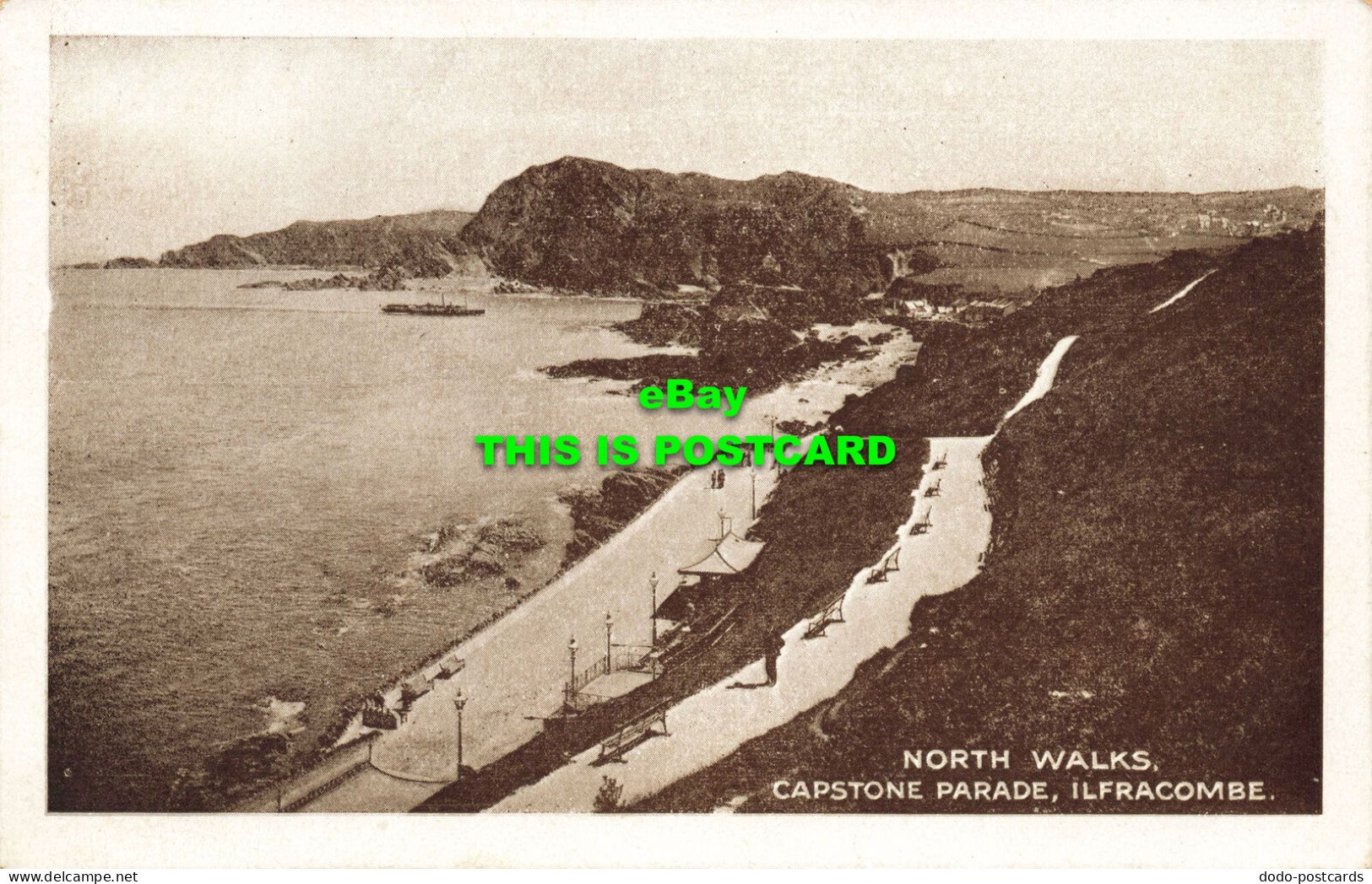 R594271 Ilfracombe. Capstone Parade. North Walks. J. W. Davis. Carbon Gloss Seri - World