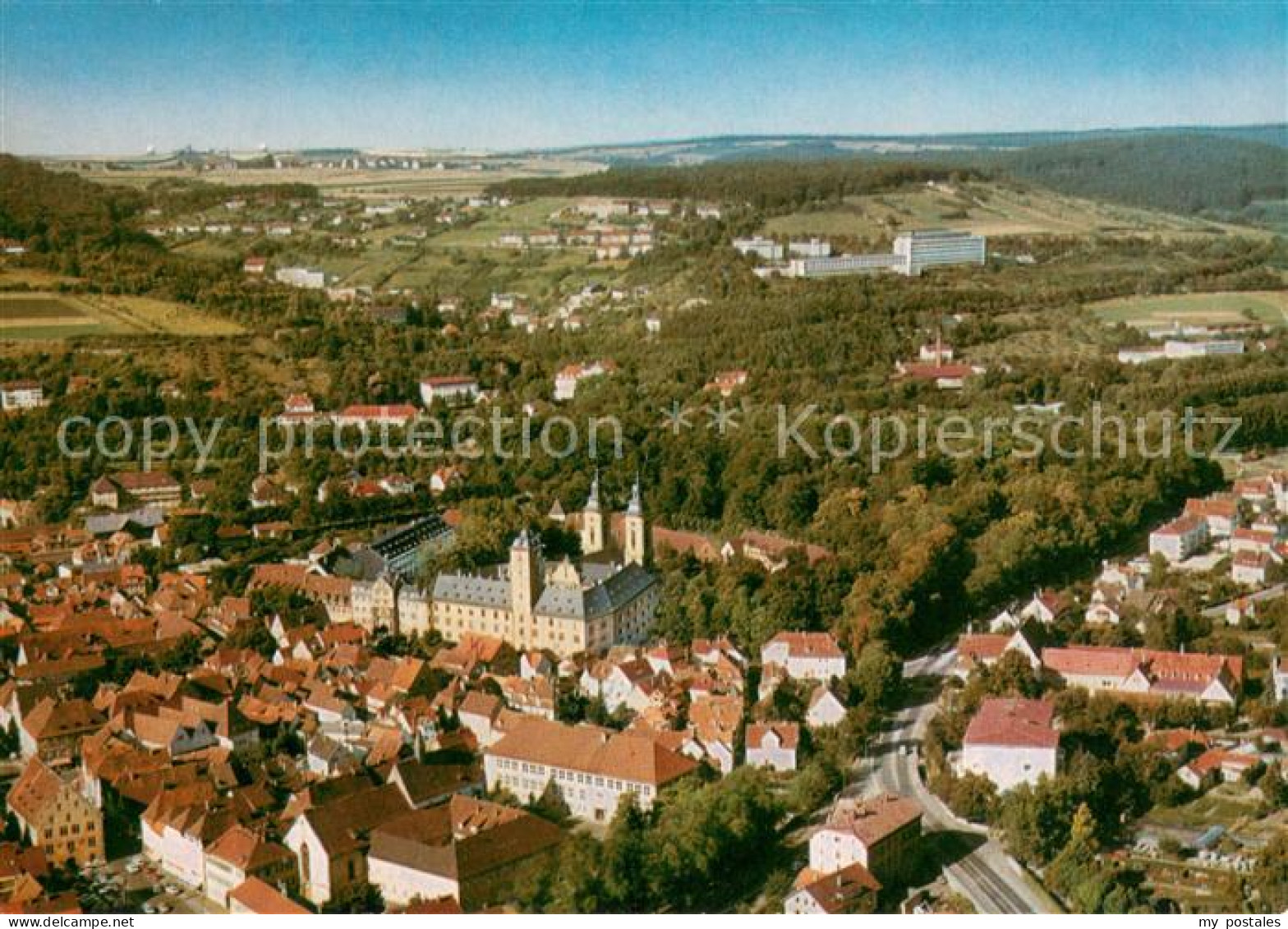 73620588 Bad Mergentheim Stadtbild Mit Kloster Fliegeraufnahme Bad Mergentheim - Bad Mergentheim