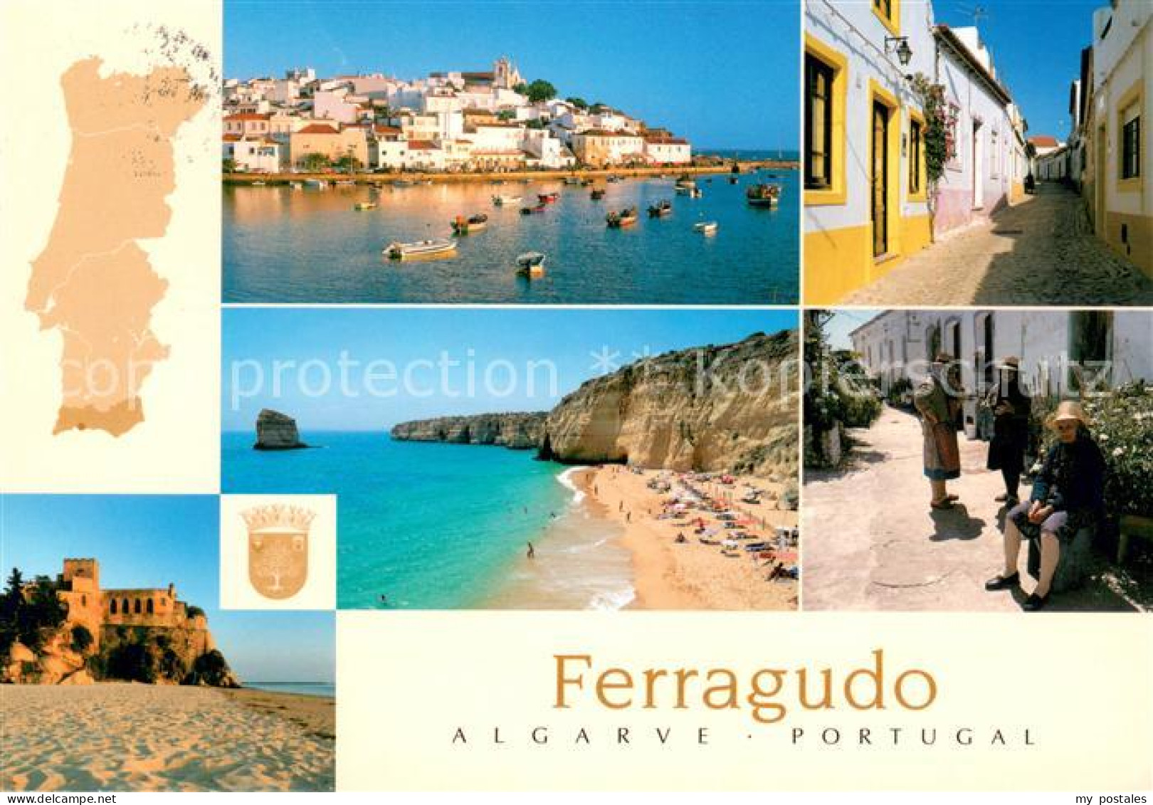 73620573 Ferragudo Kuestenort Algarve Strand Ortsmotive Ferragudo - Other & Unclassified