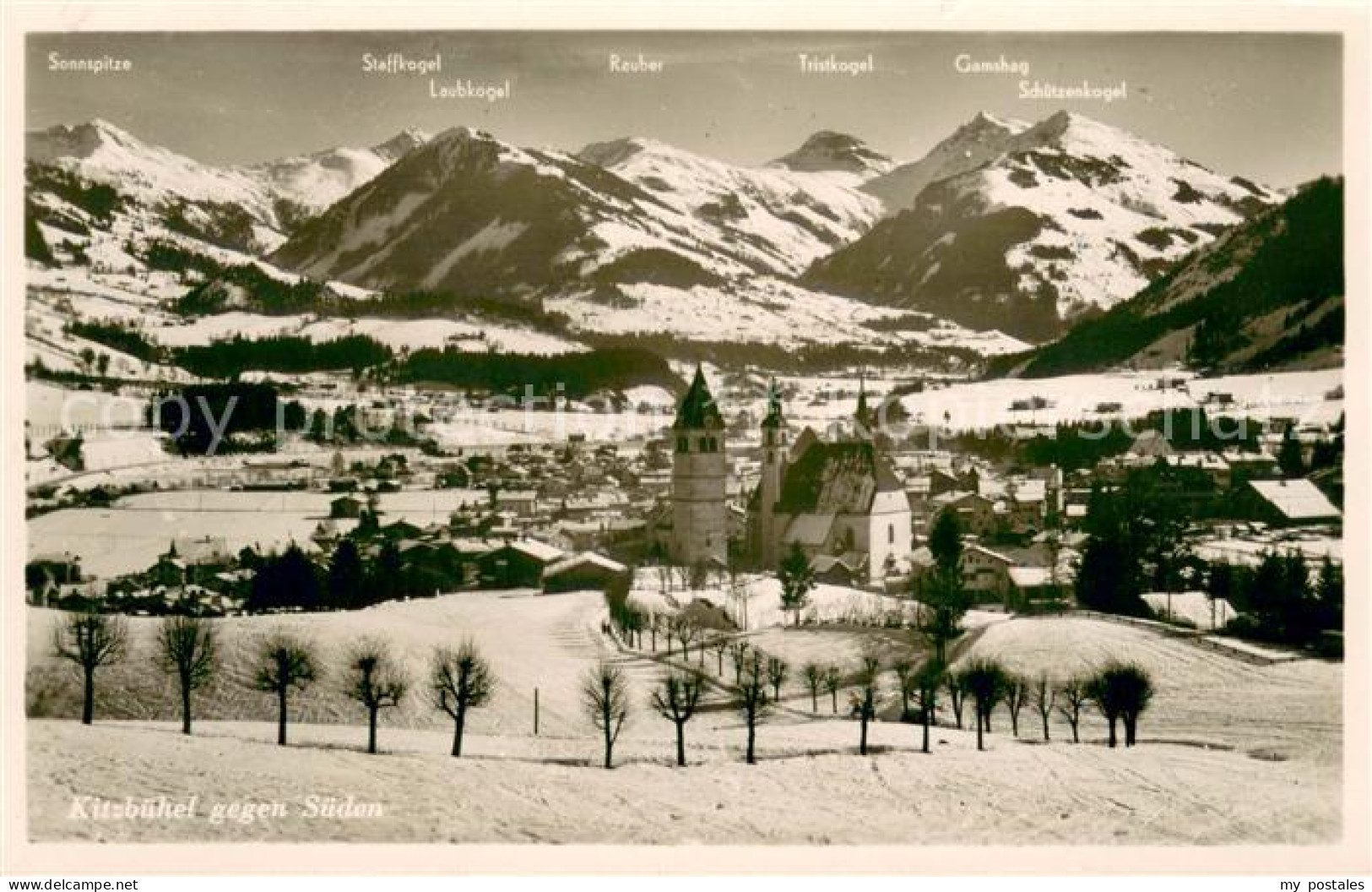 73620508 Kitzbuehel Tirol Winterpanorama Gegen Sueden Alpen Kitzbuehel Tirol - Other & Unclassified