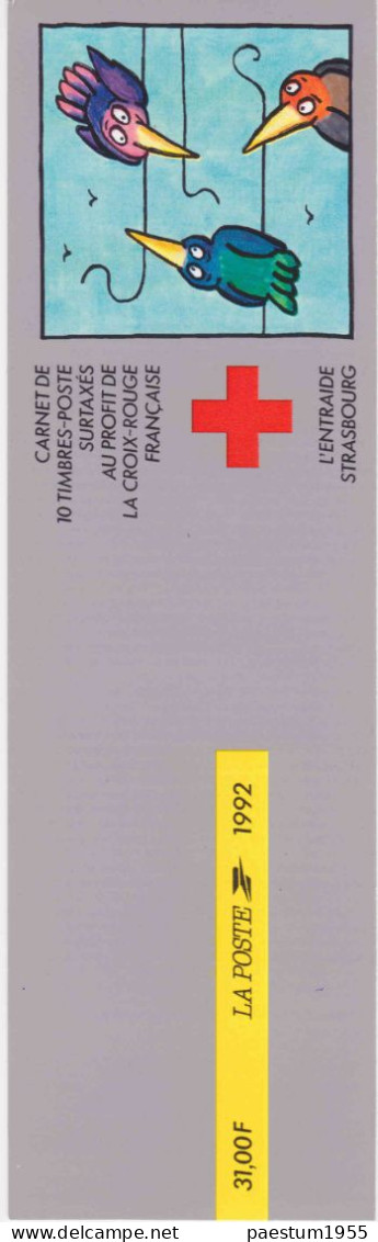 Carnet France Neuf** MNH 1992 Croix-Rouge Française N° 2041 : L'entraide STRASBOURG - Rode Kruis