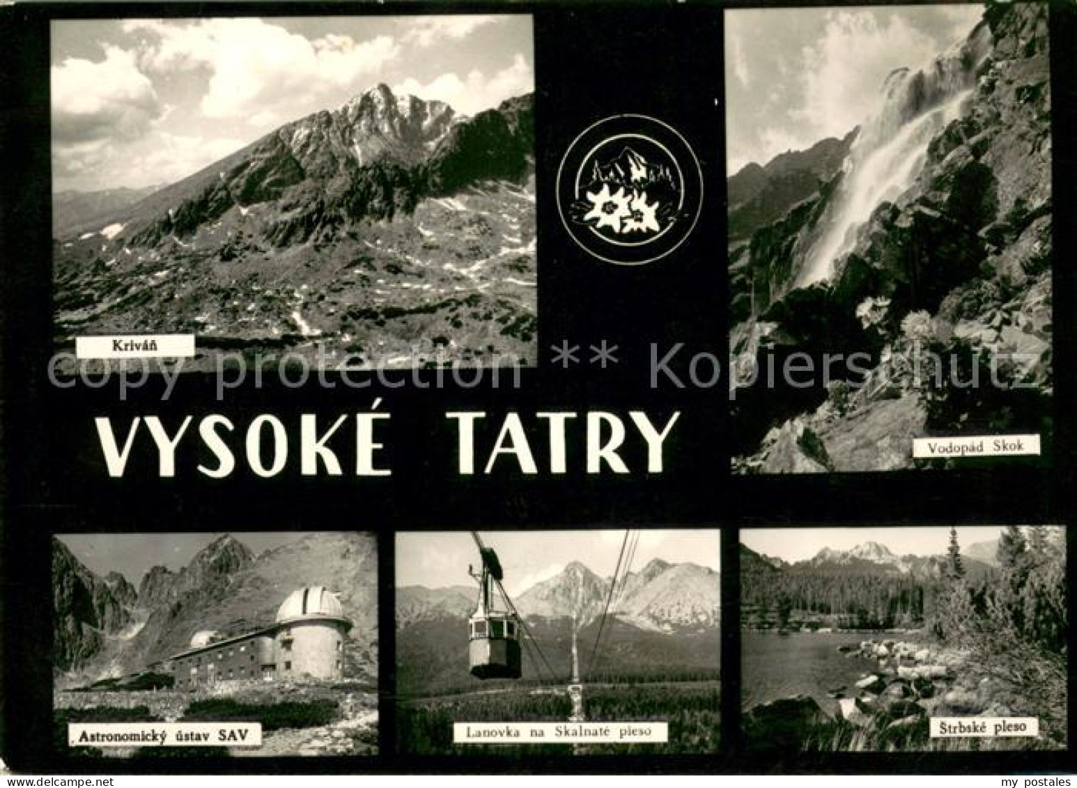 73619963 Vysoke Tatry Kriva Vodopad Skok Astronomicky Ustav SAV Lanovka Na Skaln - Slovacchia