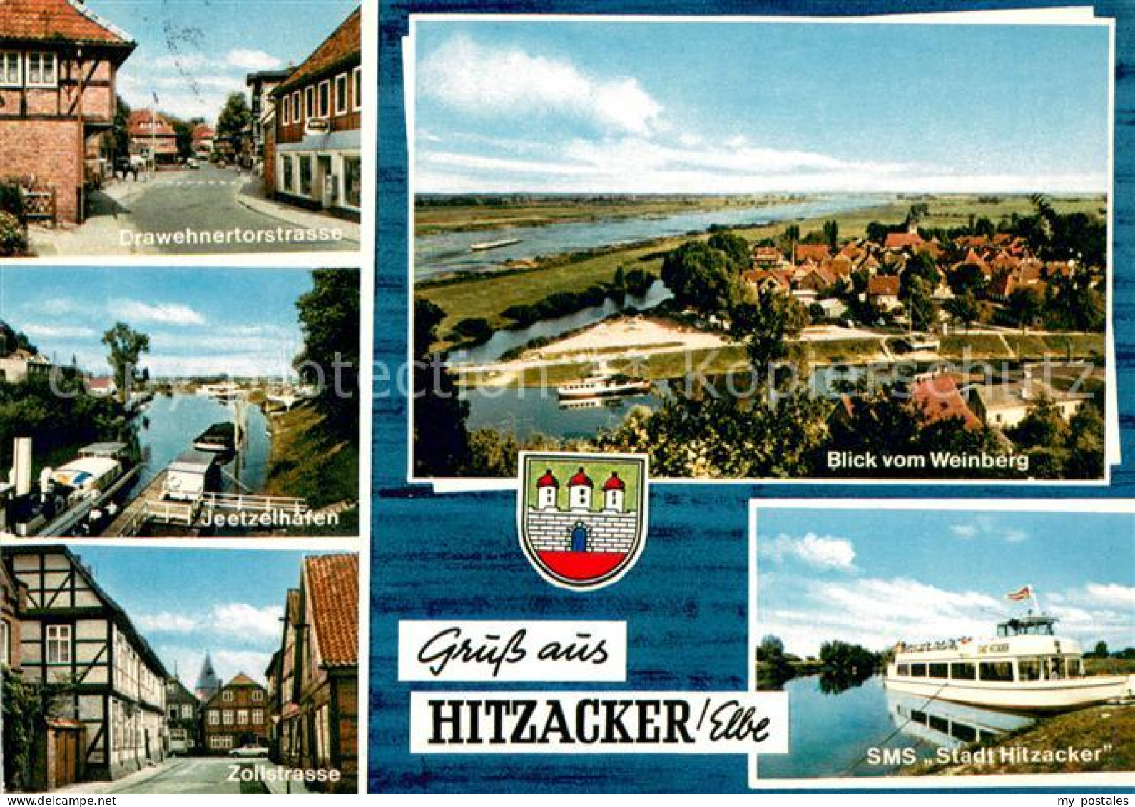 73619896 Hitzacker Elbe Drawehnertorstrasse Jeetzelhafen Blick Vom Weinberg Zoll - Hitzacker