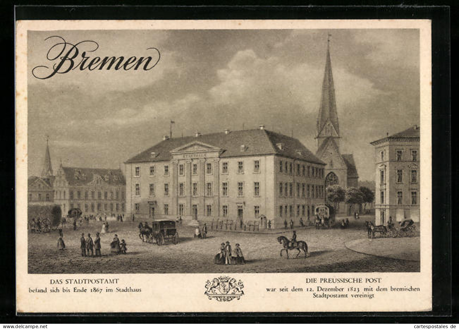 AK Bremen, Stadtpostamt, Briefmarken-Werbeschau Für Das WHW 1937, Verein Bremer Briefmarken-Sammler E. V., Ganzsache  - Timbres (représentations)