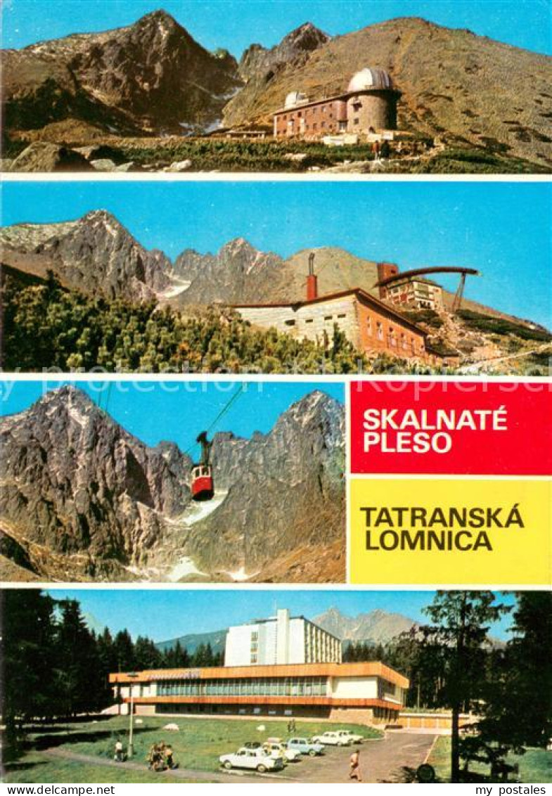 73619802 Tatranska Lomnica Skalnate Pleso Observatorium Bergbahn Hohe Tatra Tatr - Czech Republic