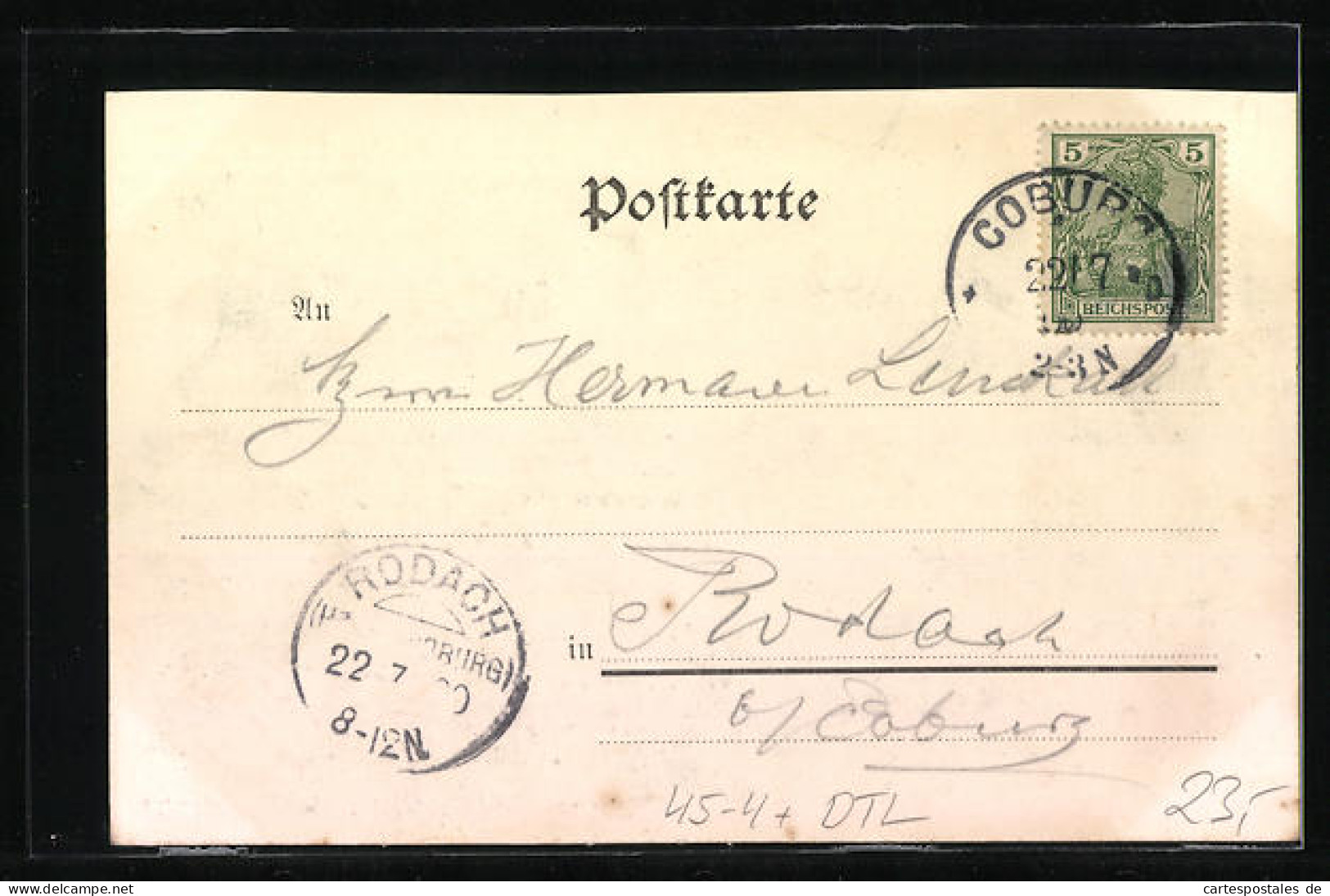 Lithographie Coburg, Erinnerung A.d. Thüringer Kreisturnfest 1900, Vesthalle, Büste Turnvater Jahn, Denkmal Herzog E  - Other & Unclassified