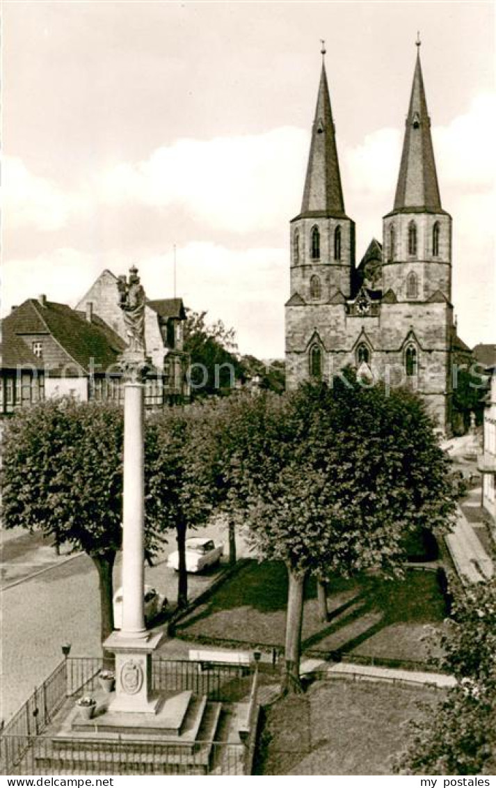 73619721 Duderstadt St Cyriakuskirche Und Mariensaeule Duderstadt - Duderstadt