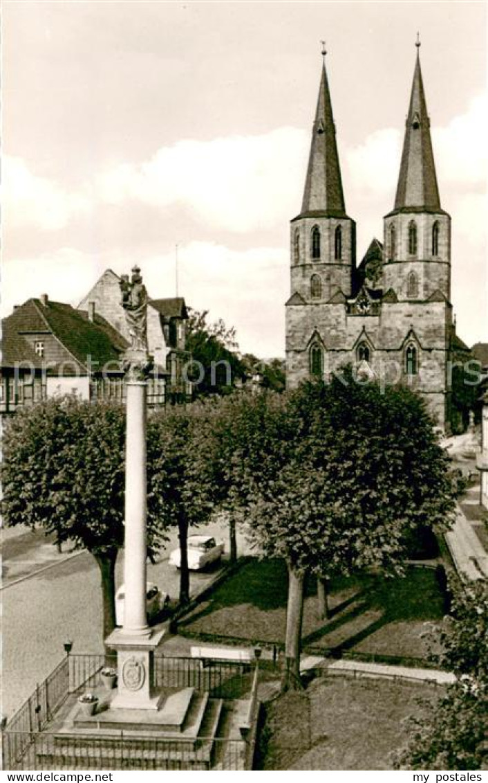 73619719 Duderstadt St Cyriakuskirche Und Mariensaeule Duderstadt - Duderstadt