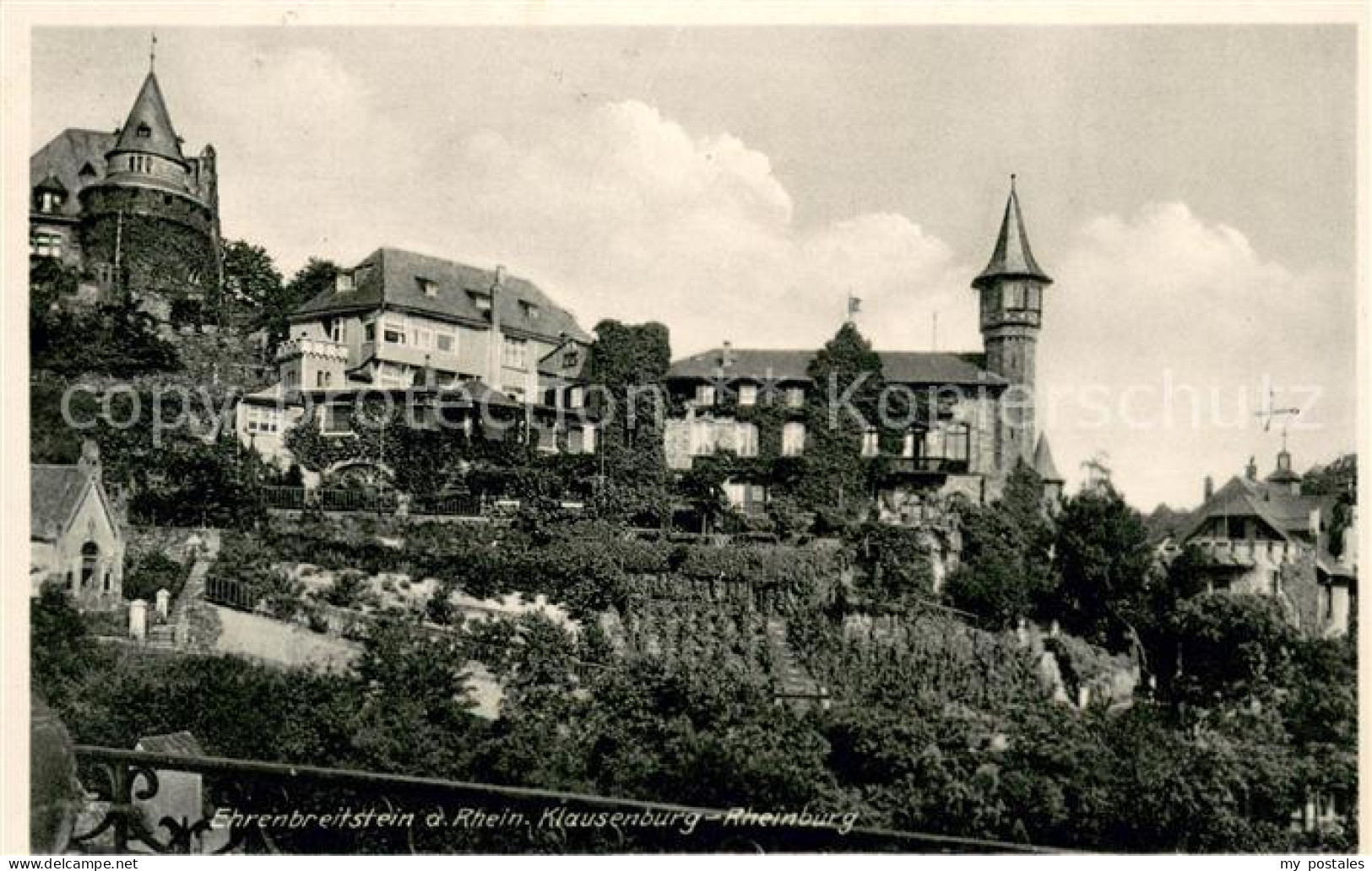 73619714 Koblenz Rhein Ehrenbreitstein Klausenburg Rheinburg Koblenz Rhein - Koblenz