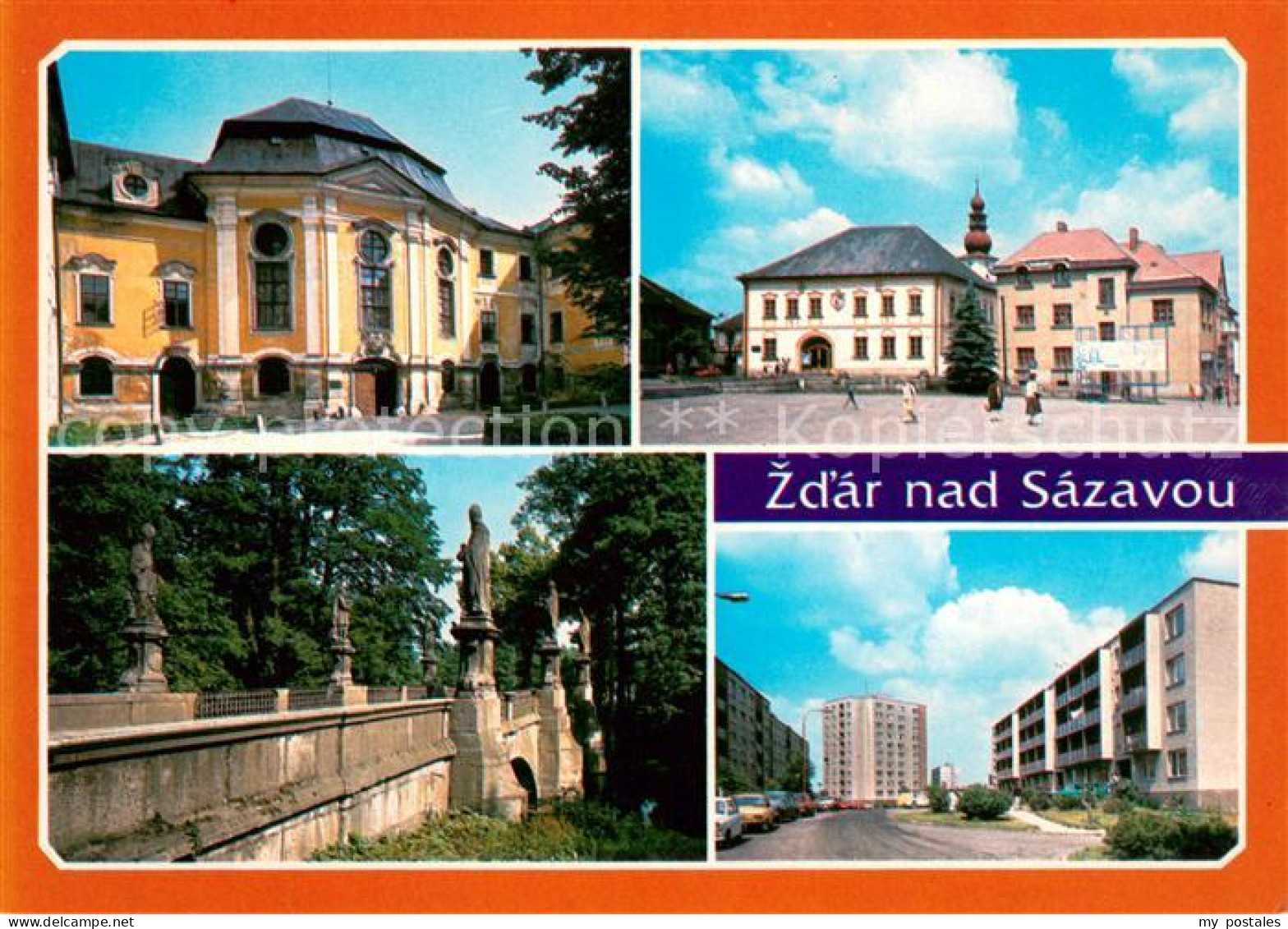 73619645 Zdar Nad Sazavou Saar Zamek Muzeum Namesti Galerie Sidliste Prednadrazi - Czech Republic