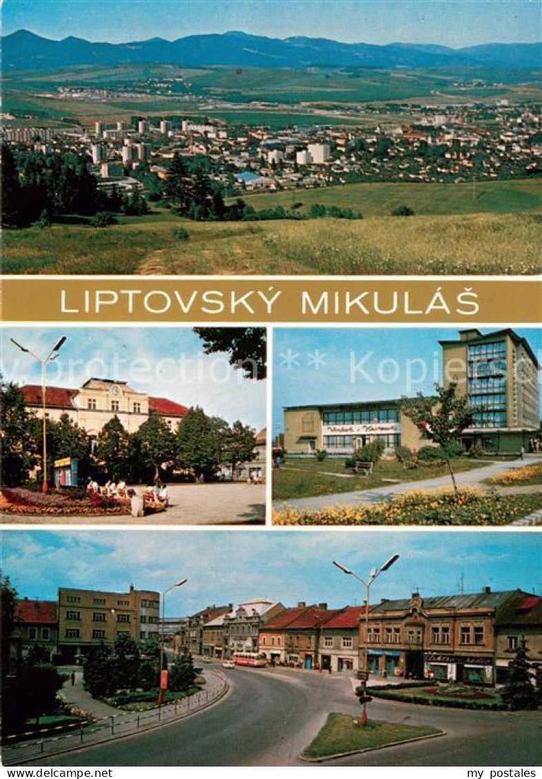 73619625 Liptovsky Mikulas Panorama Motive Innenstadt Hotel Platz Liptovsky Miku - Slowakije