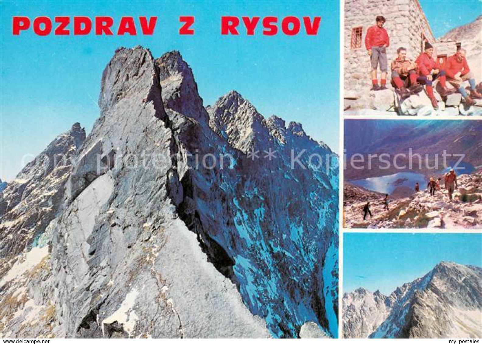73619588 Rysov Rysy Tatry Gebirgspanorama Hohe Tatra Bergwandern Bergsee  - Slovakia