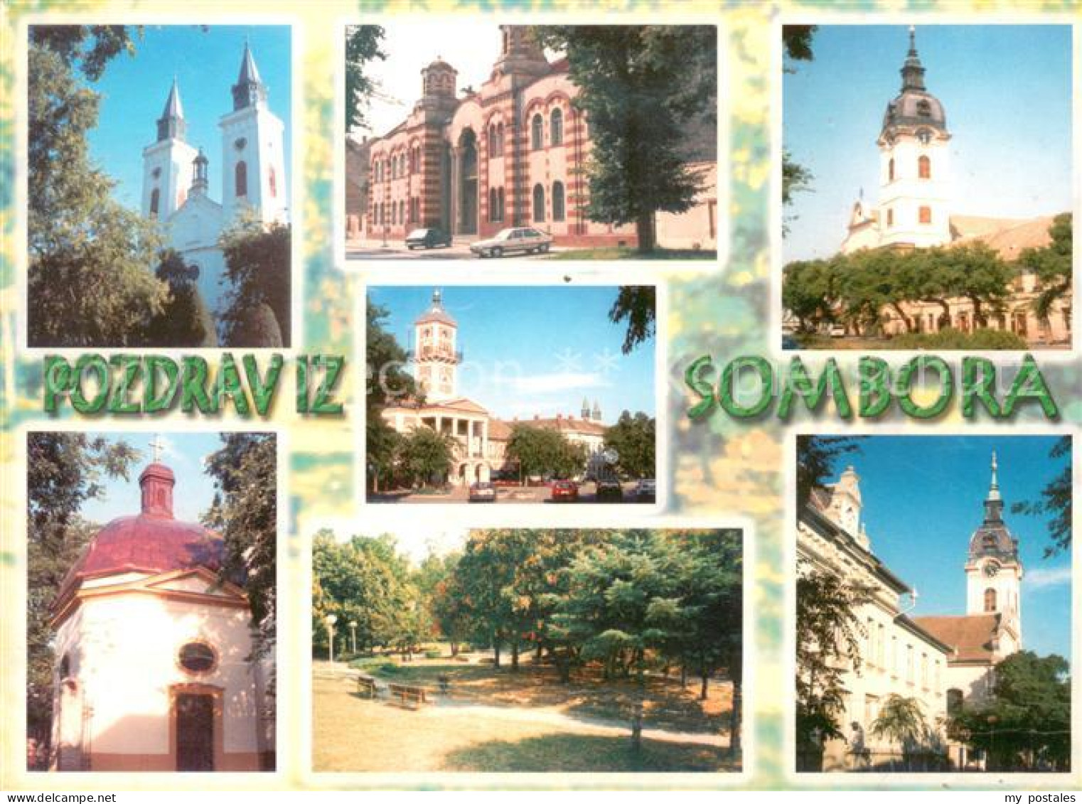 73618469 Sombor Teilansichten Kirchen Park Sombor - Serbie